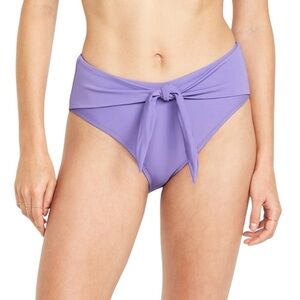 Old Navy Women’s High-Waisted Bikini Swim Bottoms Whimsical Purple Size XXL